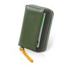 LASIEM Card Case, Genuine Cowhide Leather, Women's, Men's, Magnetic, Anti-Skimming,