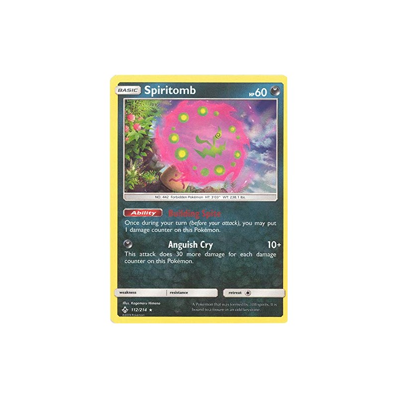 Spiritomb - 112/214 - Holo Rare - Unbroken Bonds