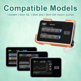 Healvaluefit Estuche Para Bomba Tslim X2 Con Clip, Estuche Para Bomba Tslim En Tándem Con Clip Giratorio De 360°, Accesorios Para Bomba Tslim X2 En Tándem, Protector De Pantalla Amigable, Compatible C