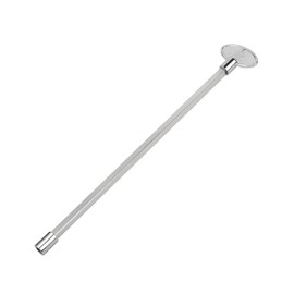 Skyflame Universal Gas Valve Key Fits 1/4" and 5/16" Gas Valve Stems, for Fire Pit and Fireplace, Polished Chrome - 12 Inches
