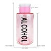 PANA 10oz Pink with Word Push-Down Dispenser Bottle - 1