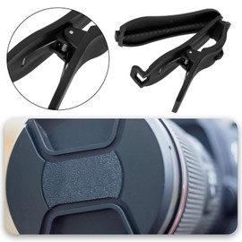 The Lord of the Tools 1 Piece Snap On Camera Lens Cap Holder Suitable for 40.5-77mm Lens Cap Compatible with Canon Compatible with Leica Compatible with Nikon