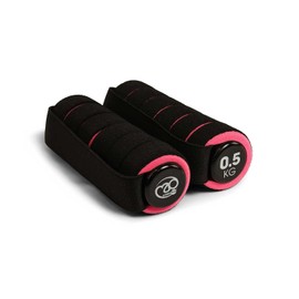 Fitness Mad Pro Hand Weights, Soft Grip Dumbbells, 0.5kg, 7.5kg, 1kg, 1.25kg, 1.5kg