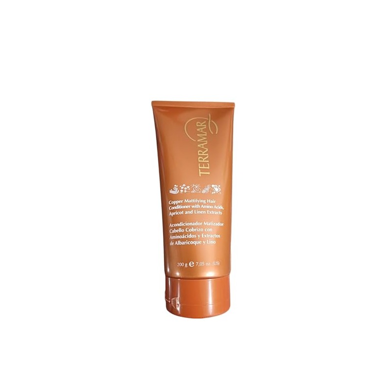 Terramar Acondicionador Matizador para Cabello Cobrizo, con Aminoácidos y Extractos