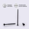 (Pack of 50) Black Phosphate Carbon Steel 4.2 x 70mm
