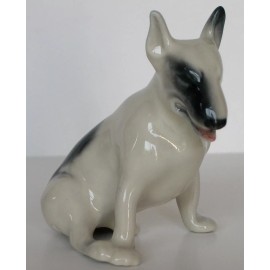 Bull PORCELAIN Figurine DOG Bull Terrier.Hand Painted@