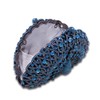 Elegantes embragues de cristal para mujer, bolso de mano de