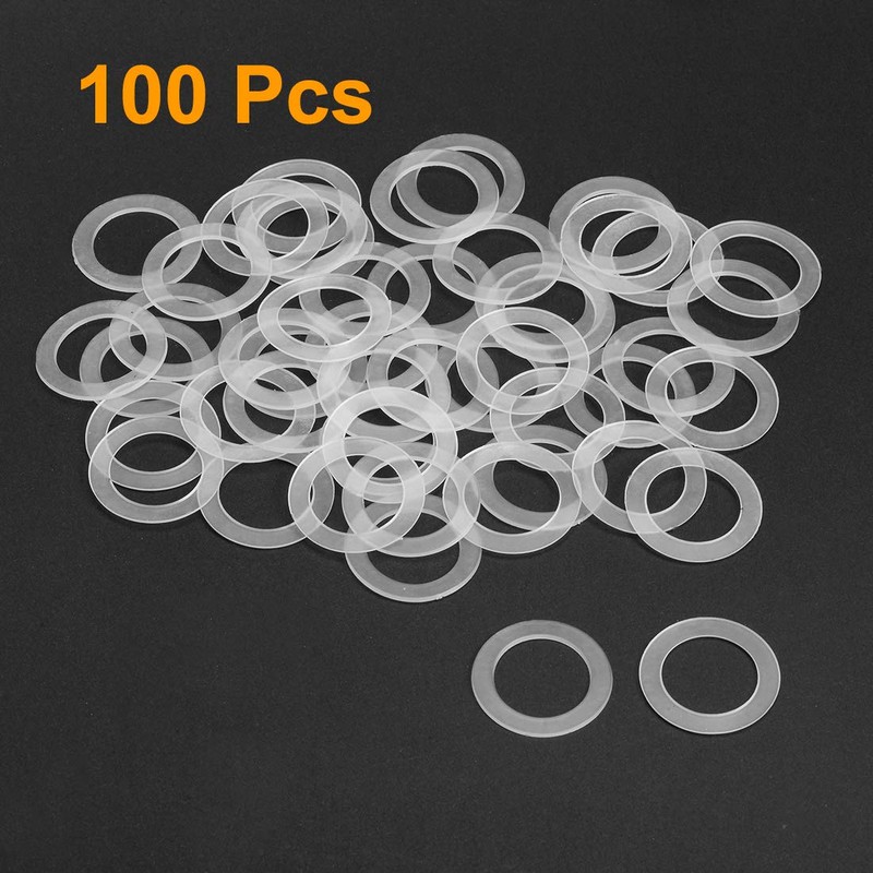 sourcing map Nylon Flat Washers for M20 Screw Bolt 30mm