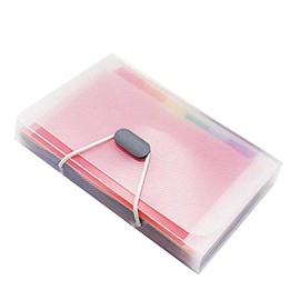 TOOLSTAR Receipt Organise, 13 Pockets Accordion File Folder Mini Expanding File Bills Document Wallet for Receipts Cheques Cards