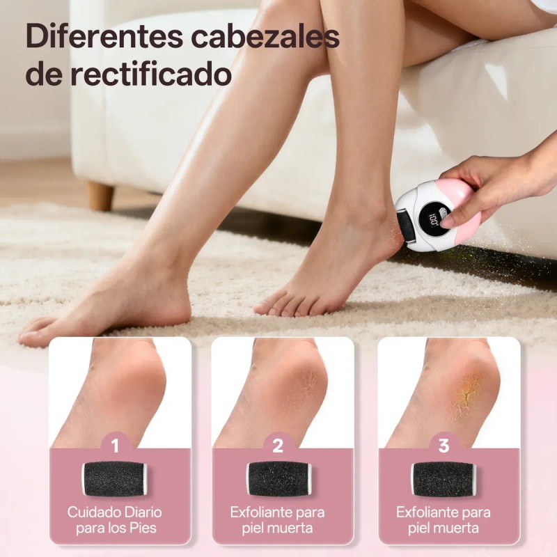 Lima Eléctrica Para Uñas Con Pantalla Digital Y Eliminador