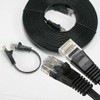 iMBAPrice® Flat Ethernet Cat 6 Cable (10 Ft, Black)