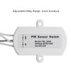 LED Infrared Motion Sensor, 4A DC 5-24V Automatic Switch 120
