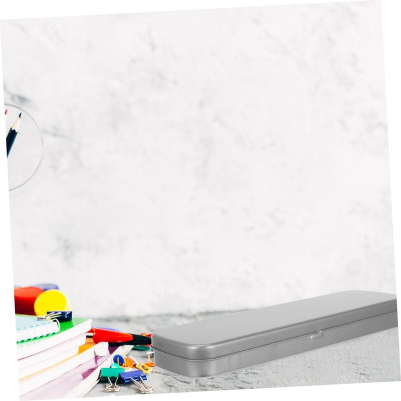 STOBOK 3 Pieces Metal Tin Box Durable Storage Box for