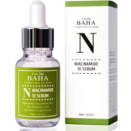 Cos De BAHA 10 Niacinamide Serum 1oz with Zinc 1  Hyaluronic Acid  Allantoin for Facial - Dark Spot Corrector for Face  Pore Reducer Fade Cream       