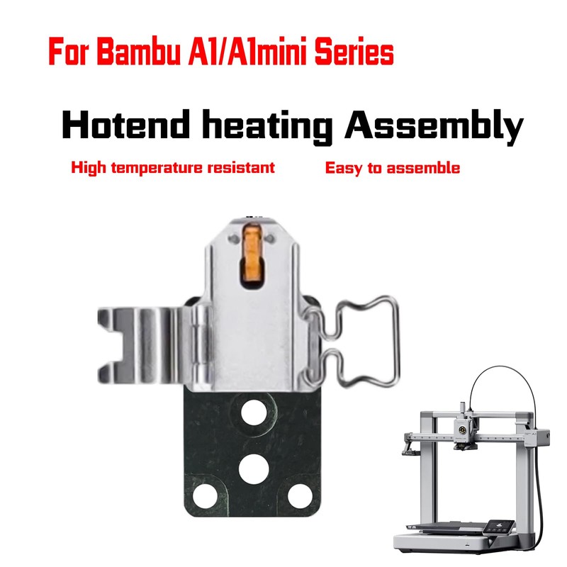 Hotend Heating Assembly For BambuLab A1/A1mini(not original), Easy to Install,