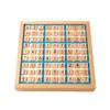Wooden Sudoku Board Game with Drawer 81-Grid Chessboard Educational Puzzle