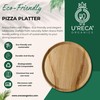 U'reca Organics Eco-Friendly Palm Leaf Plates | 13" Round Flat
