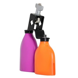 Mikinona Stylish Block Drum Cowbell Professional High Low Tone Percussion Accessory for Drum Kit Durable Angle for Cultivating Music Interest