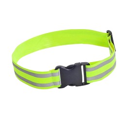 1PCS High Visibility Reflective Belt ,Elastic Running Reflective Waist Belt Hi Viz Sash Belt Neon Reflective Band Adjustable Hi Vis Belt for Children Adult Jogging Walking Biking Cycling Night Safety