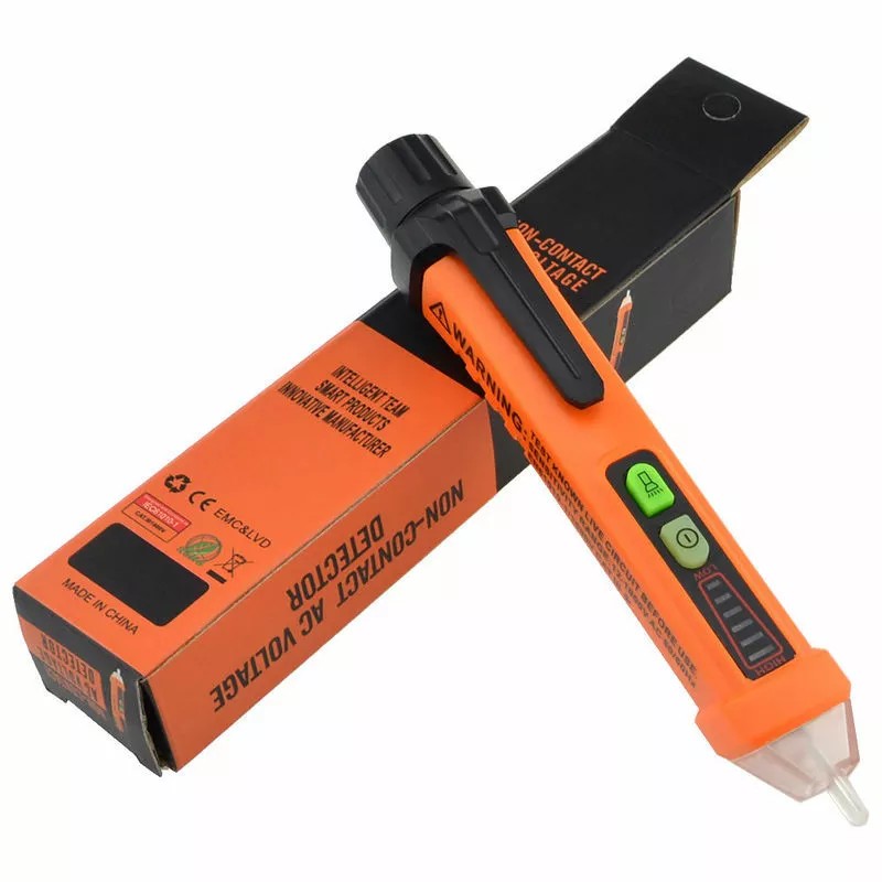 Peakmeter Non-Contact Voltage Detector NCV Tester 12-1000V PM8908C Peak-meter