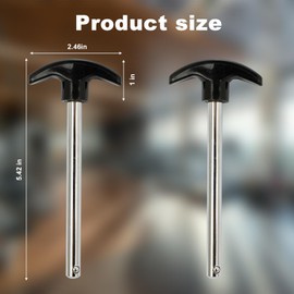 syihah 2 Pcs Weight Stack Pin, Gym Pin Tensile 3/8 Inch Diameter 4.4 Inch