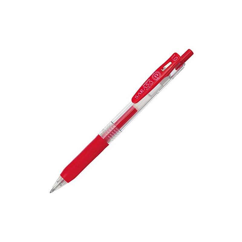 ゼブラ 水性ボールペン サラサクリップ1.0 P-JJE15-R 赤
