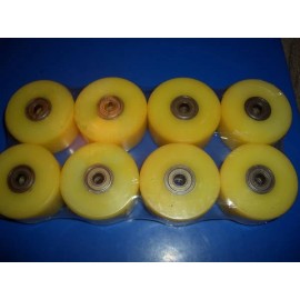 NOS New in the Package Sure Grip "SPIRIT" Freestyle Roller Skate Wheels "YELLOW"
