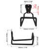 QWORK® Hose Holder Wall, Garden Hose Holder, Black, with 50