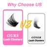 Epzia Lash Clusters 30D+40D+50D - 300pcs Eyelash 10-18mm D Curl