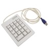 Mechanical Numpad Wired 18 Keys Linear Action Switch ABS Plug