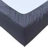 HOMELY IDEAS 200TC Egyptian Cotton Fitted Sheet 40CM/16 Inches Premiun