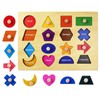 Wooden Shape Peg Puzzles, Peg Puzzle, Wooden Pegboard Puzzles with