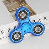 Electroplated Tri-Wing Fidget Spinner, Silver