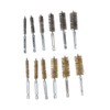 12PCS Bore Brush Copper and Iron 304 Stainless Steel Bristles