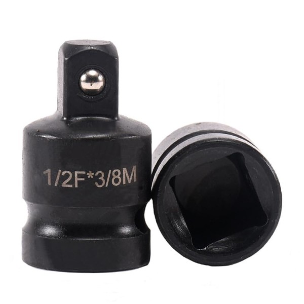 Juttzzei Impact Socket Adapter, 1/2 Inch Drive (F) x 3/8