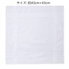 supersakura Handkerchief, White, Ceremonial Occasions, Wedding, Solid, Funeral, Formal Handkerchief,