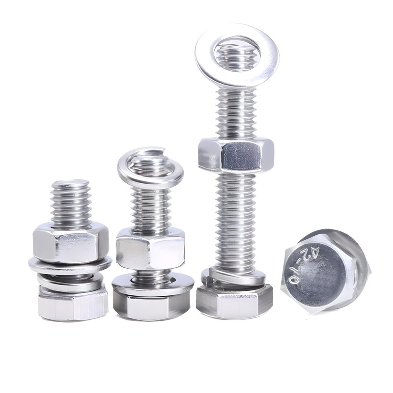 Stainless Steel M8 Hex Bolt Full Thread Hex Screw Bolt