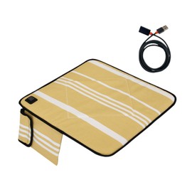 kokiya Heating Pad USB Heated Mat Heated Seat Cushion Electric Heated Seat Pad for Gaming, Yellow