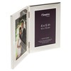 Hampton Frames WOBURN Hinged Double - 4x6 (10x15cm) Silver Picture