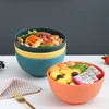 Kyraton Cereal Bowls 4 Pieces, Unbreakable And Reusable Light Weight