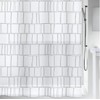 Spirella Anti-Mould Shower Curtain - Anti-Bacterial, Washable, Waterproof, Peva, "Construct"