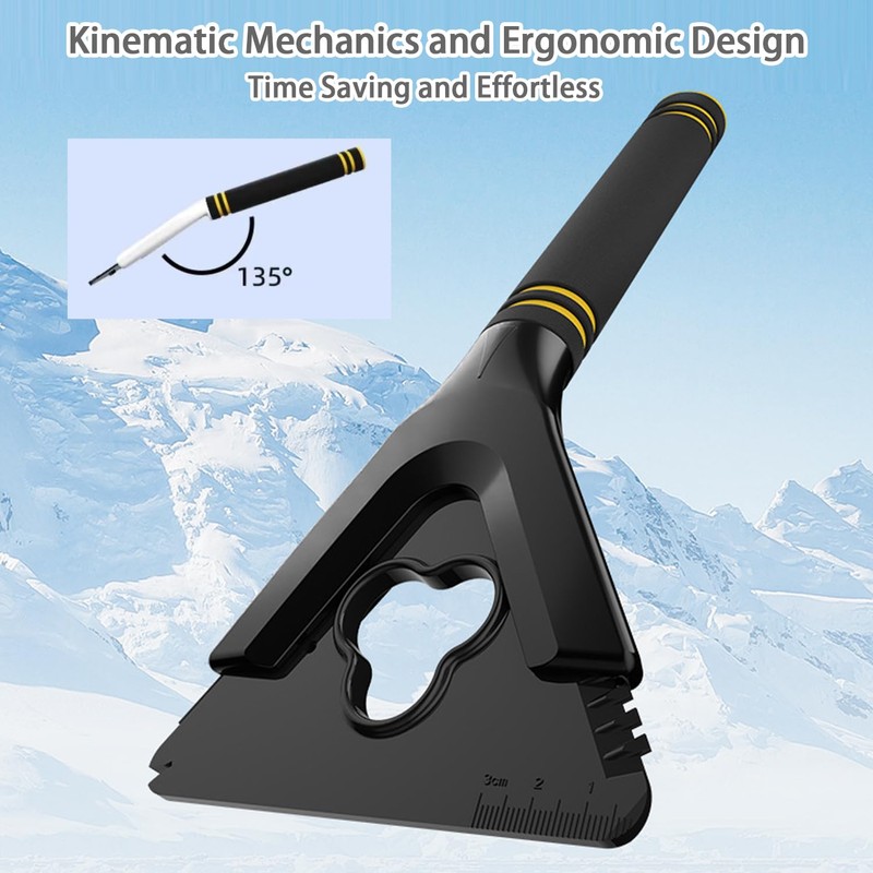 TuoYi Snow Scraper for Car Windshield, Ice Snow and Frost