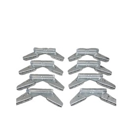 CTW Pontoon Wing Brackets Bunk Bolster Boat Pontoon Trailer V Wing Brackets, 8 Pack, for Trailer Boat