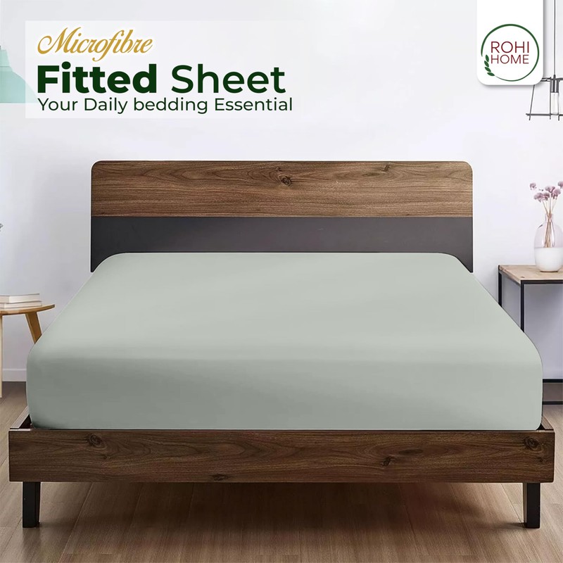 Rohi 25cm Deep Microfibre Fitted Sheet Single Bed – Comfy