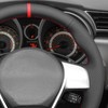 MEWANT DIY Stitching Car Steering Wheel Cover Wrap for Scion