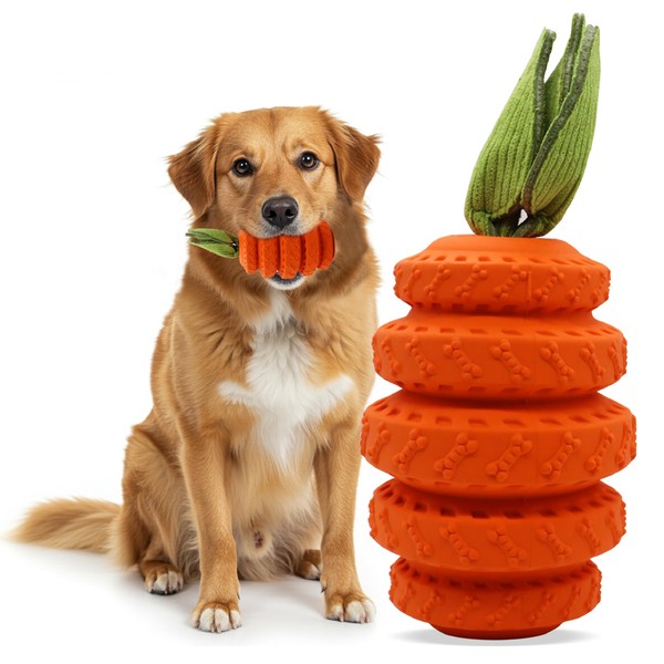 Maujii Pineapple Dog Toy - Durable Natural Rubber Dog Toys
