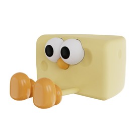 Cute Cheese Boy Desktop Bedside Lamp Creative Children Night Light Mini Desktop Lamp