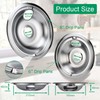 Purelux Electric Range Drip Pans Replacement for GE or Hotpoint