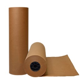 WOD KPN Brown Kraft Paper Roll - 24 inch x 1000 feet - for Packaging, Moving, Storage, Gift Wrapping, Floor Covering, Postal, Parcel, Eco-Friendly Packing Material - Made in USA