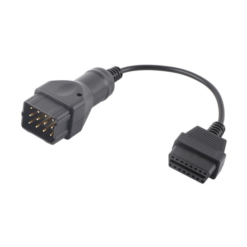 12 Pin to 16 Pin OBD2 Connector Cable OBDII Adapter
